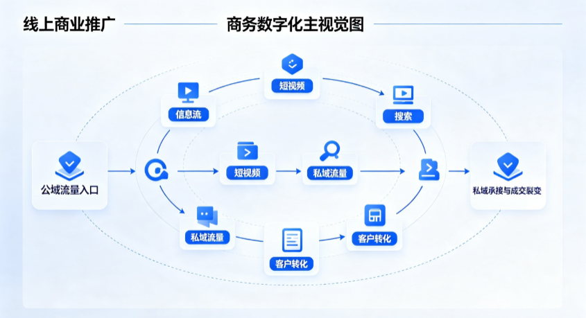 阳春市线上商业推广怎么做？全域流量闭环搭建与低成本转化实战指南